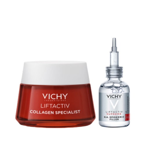 Vichy Liftactiv Collagen Specialist Anti-Aging Dag Routine Kit Mijnhuidonline advies